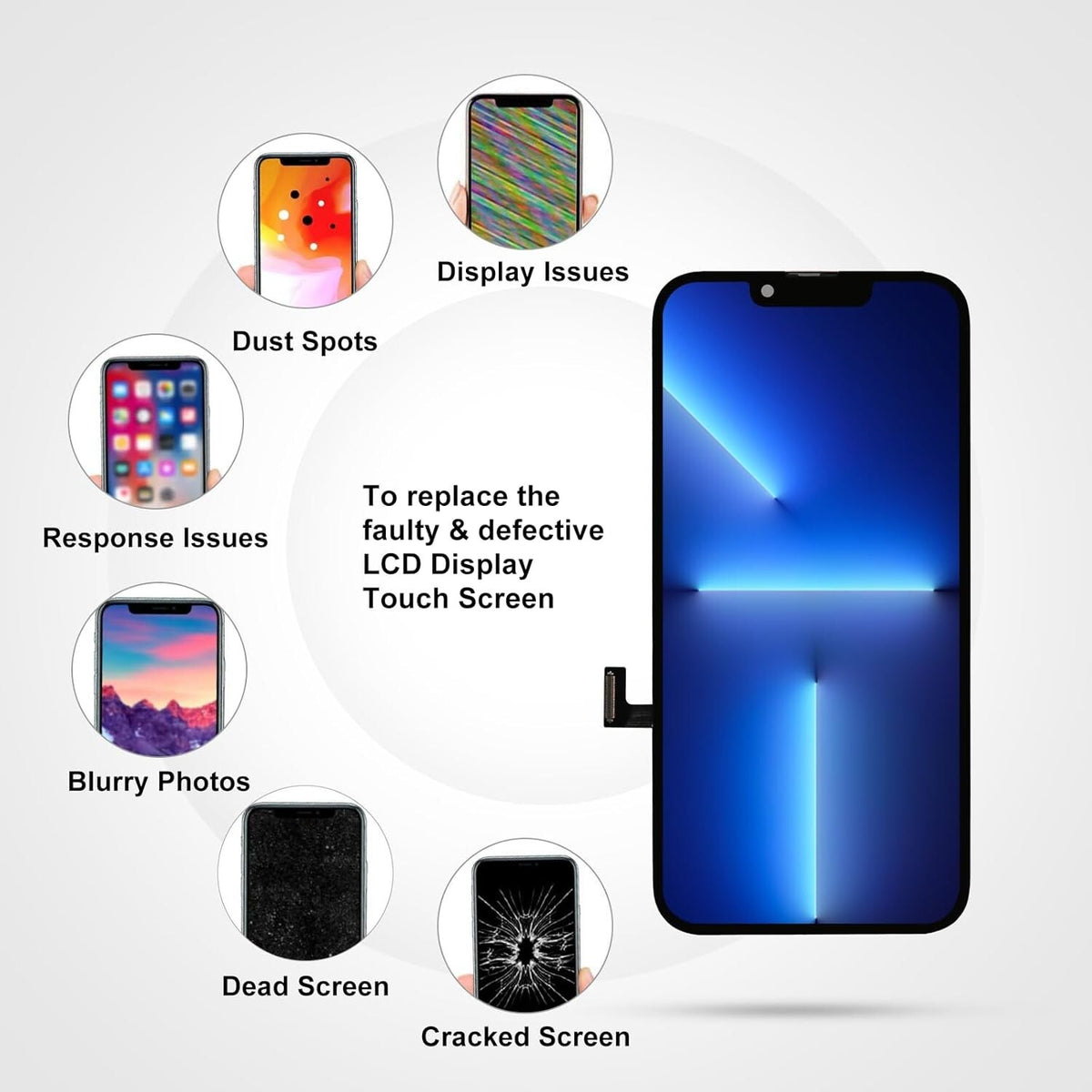iPhone 13 Pro Replacement Display Touchscreen - Advanced Incell Technology