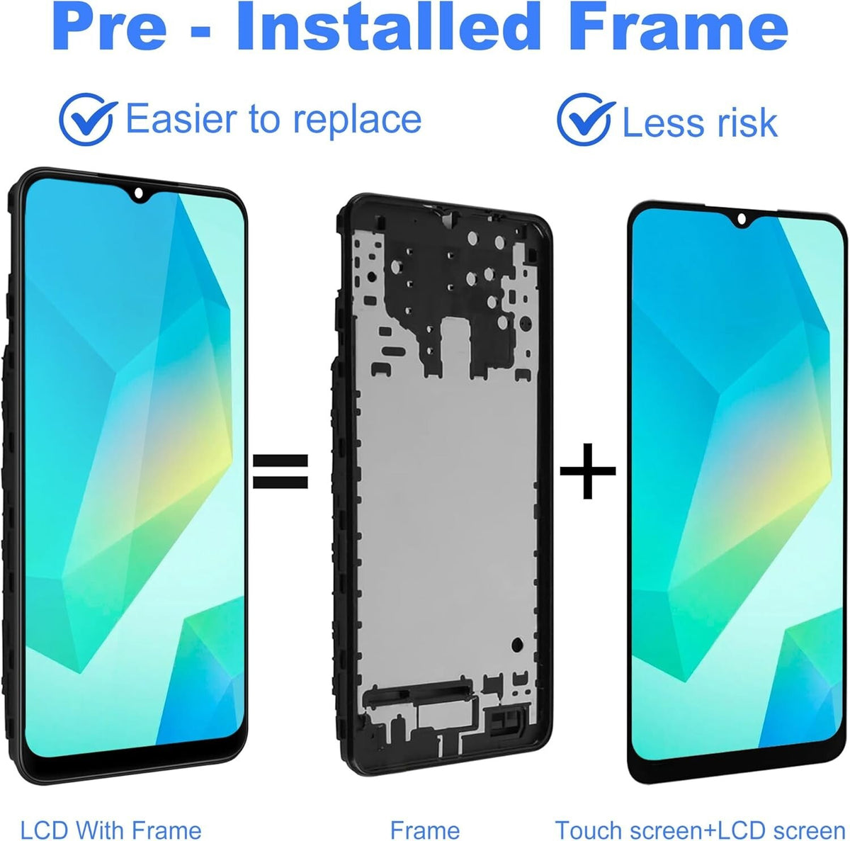 For Samsung Galaxy A16 SM-A166B 5G FULL HD Display Touch Screen Replacement LCD