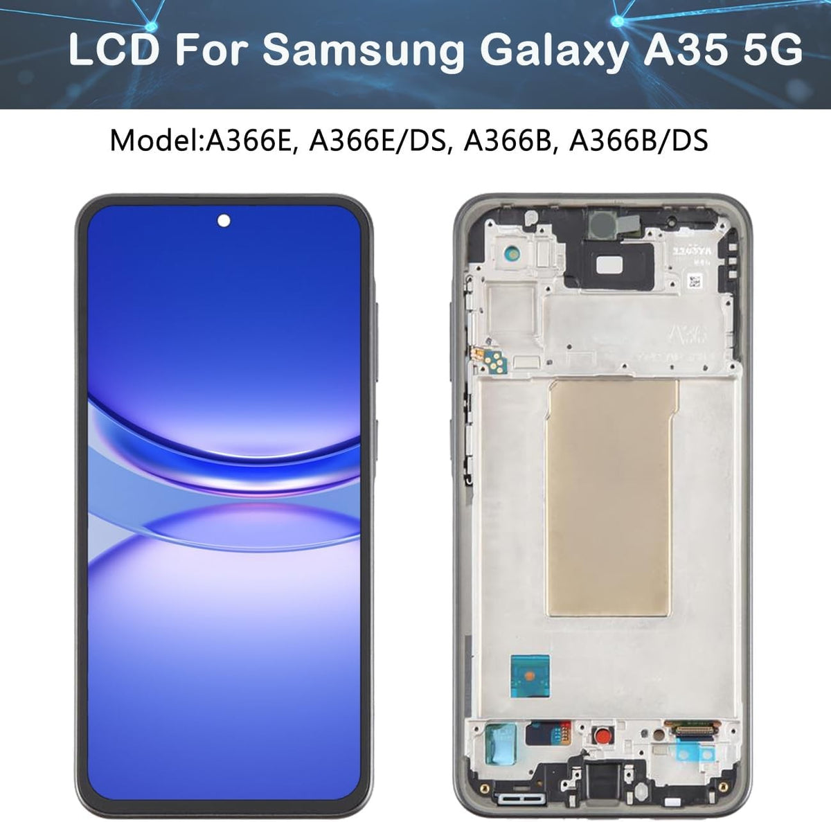 Samsung Galaxy A36 SM-A366B OLED LCD Screen Replacement+Finger Print-UK