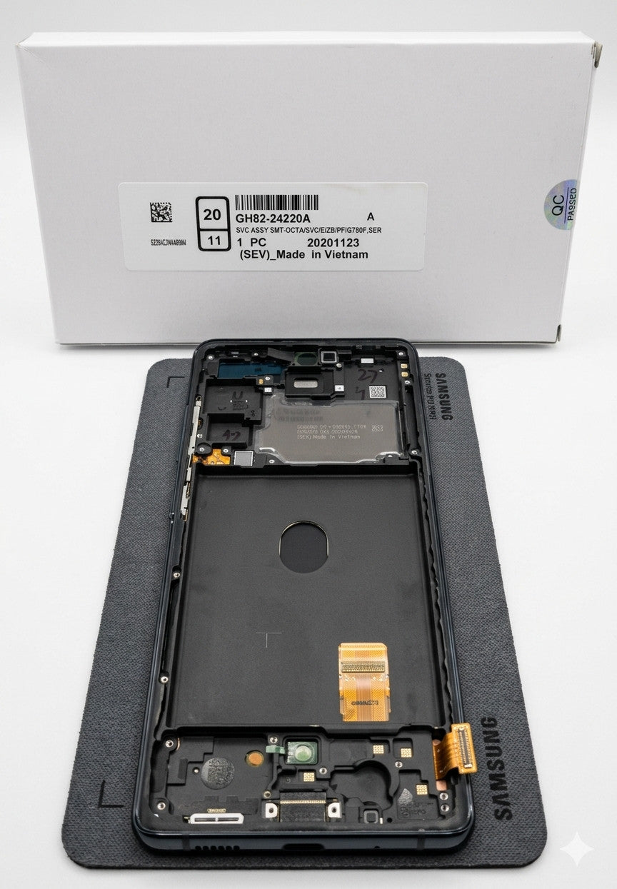 Samsung Galaxy S20 FE SM-G780/G781 OLED LCD Screen Display Touch Digitizer+Frame