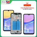 For Samsung Galaxy A15 4G 5G SM-A155F A156B LCD Display Screen Replacement+Frame