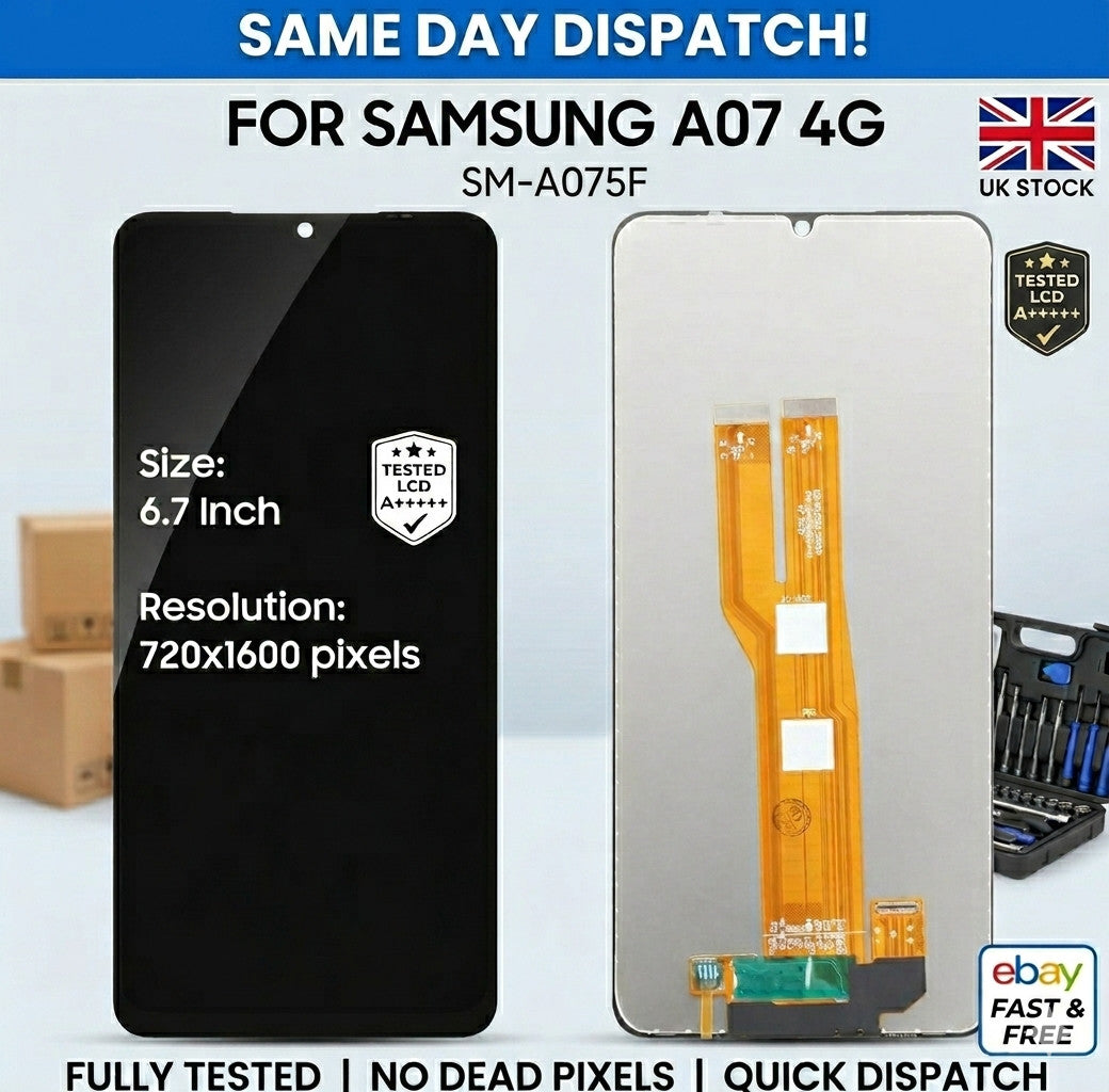 For Samsung Galaxy A07 4G SM-A075FSM- A075B LCD Display Touch Screen Digitizer