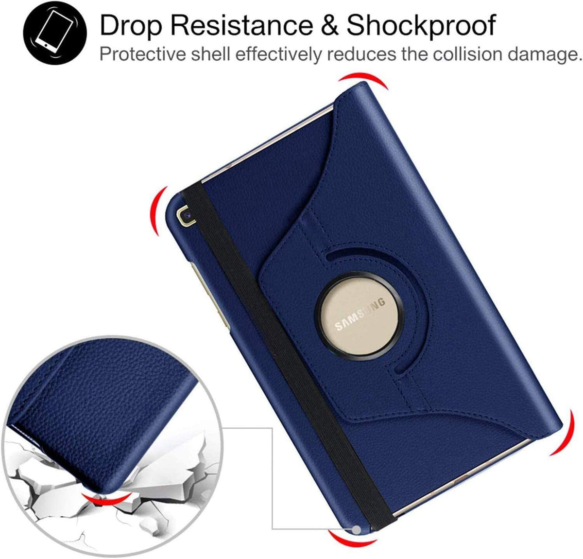 Tab A9 case elastic strap