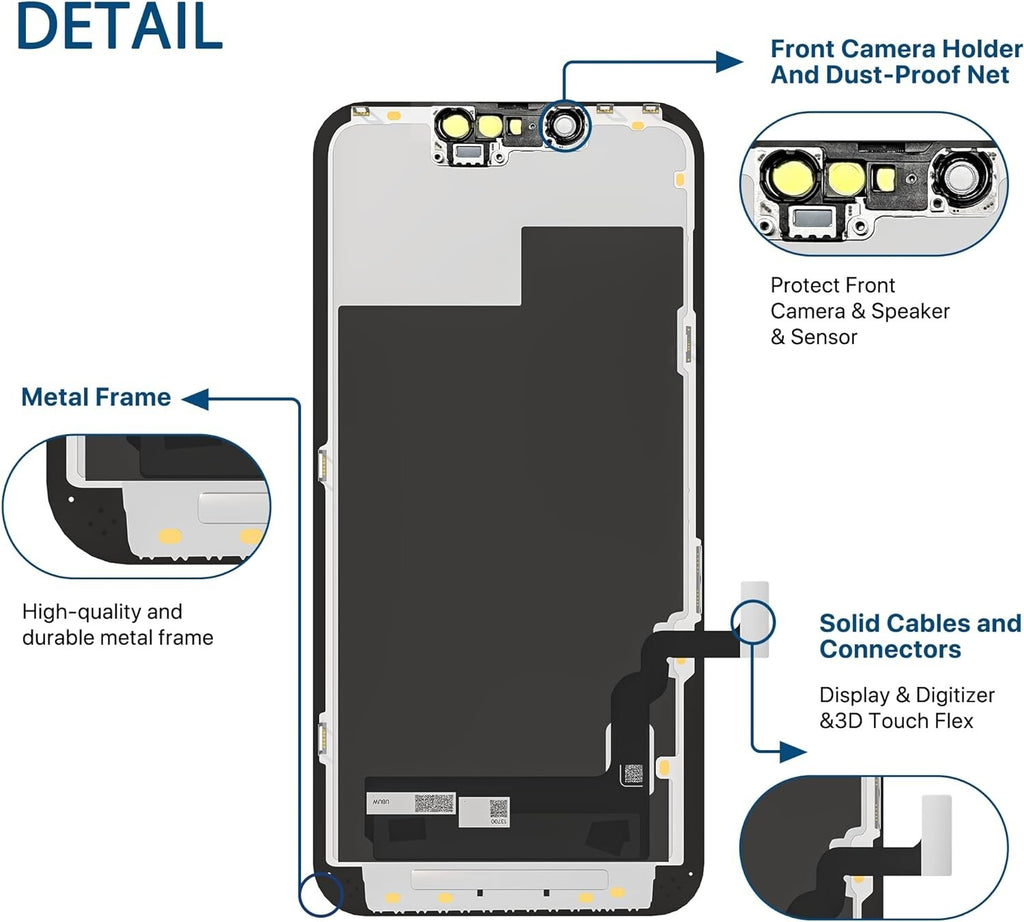 NEW iPhone 13 Retina Incell LCD Display Touch Screen Digitiser Replacement