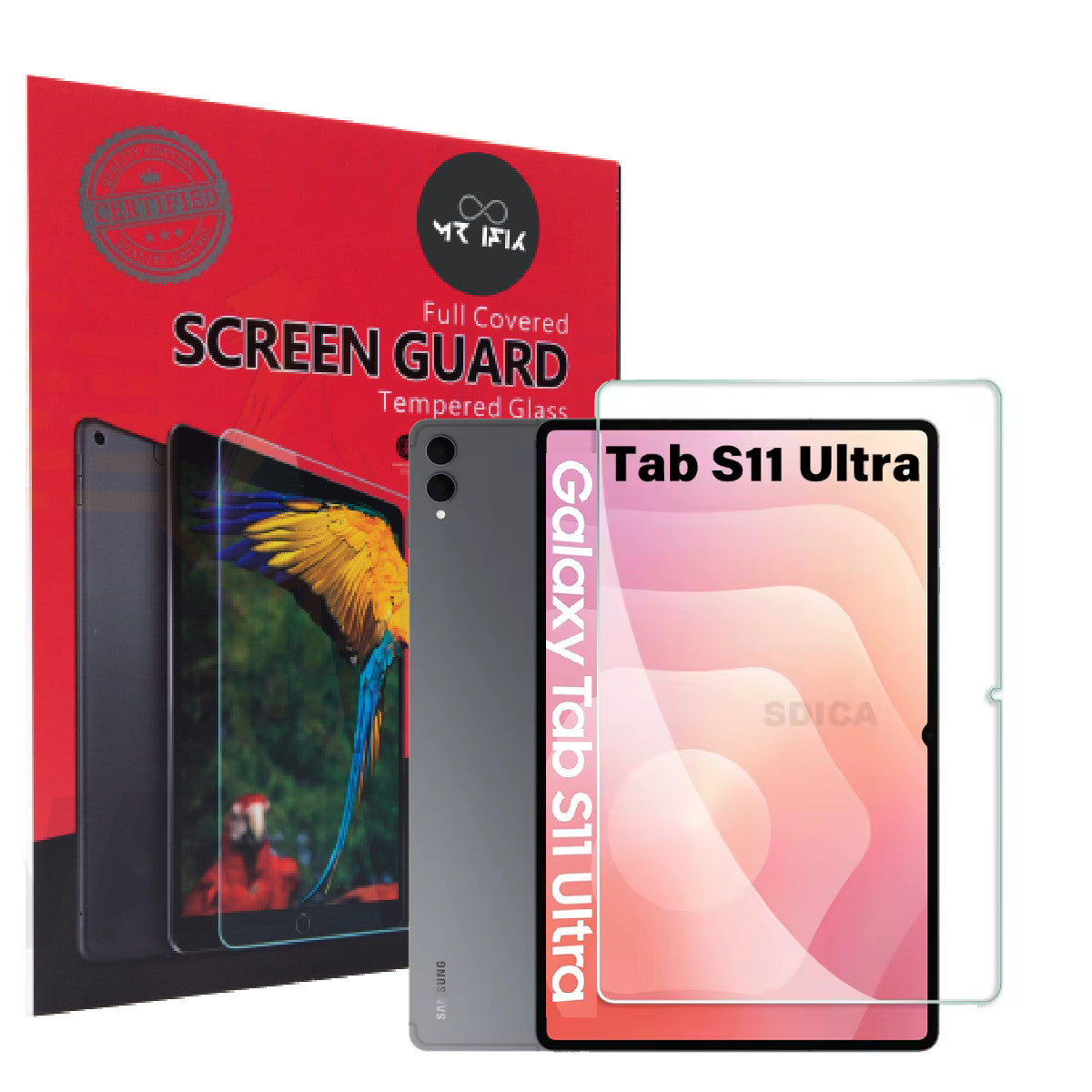For Samsung Galaxy Tab S11 Ultra Tempered Glass Screen Protector Tablet