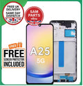 For Samsung Galaxy A25 5G SM-A256 LCD Display Digitizer Screen Replacement+Frame