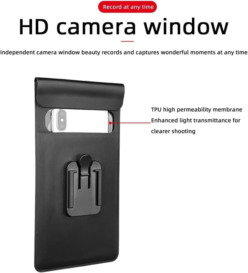 VEN-DENS Waterproof Bike Phone Holder For iPhone 15, 14, 13, 12, 15 Pro Plus MAX