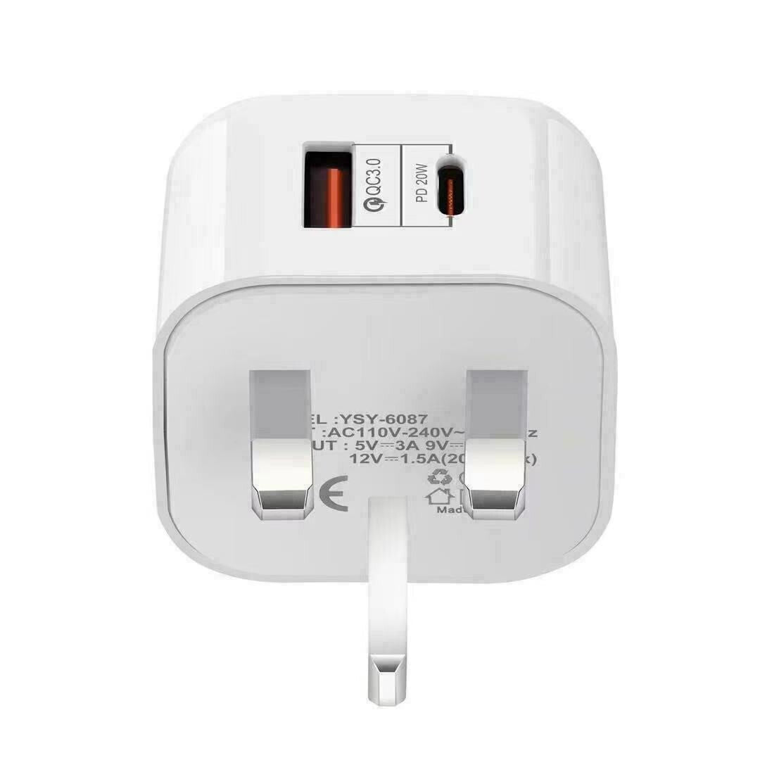 For Lenovo Tab M11, P11, M10 Fast Mains Charger Cable USB C Type C Cable Charger