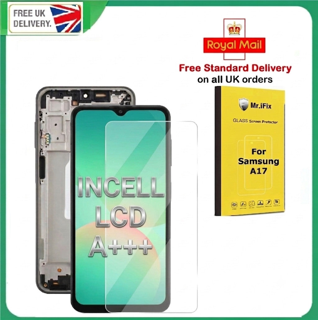 Samsung Galaxy A17 5G SM-A176B, SM-A177B/DS TFT LCD Touch Screen Display + Frame
