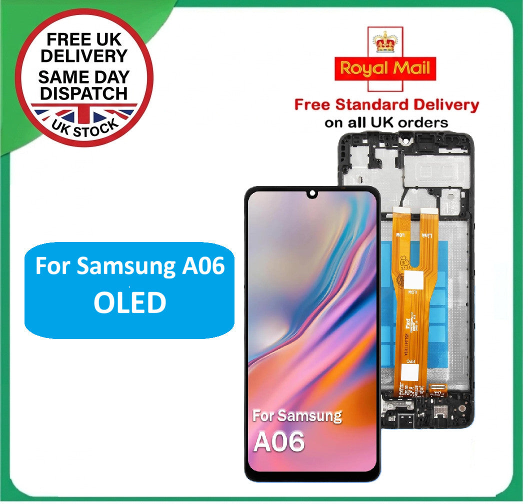 For Samsung GalaxyA06 SM-A065F OLED Display Touch Screen Replacement LCD