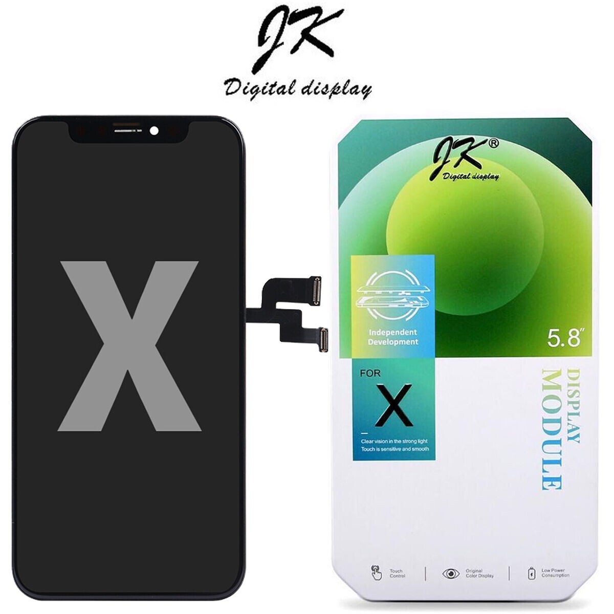 iPhone X LCD Screen Replacement JK Display Assembly 3D Touch Digitizer UK