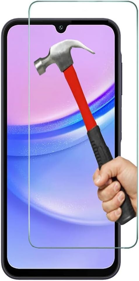 Samsung Galaxy A15 Shockproof Phone  Case Leather Wallet Flip Cover+screen Glass
