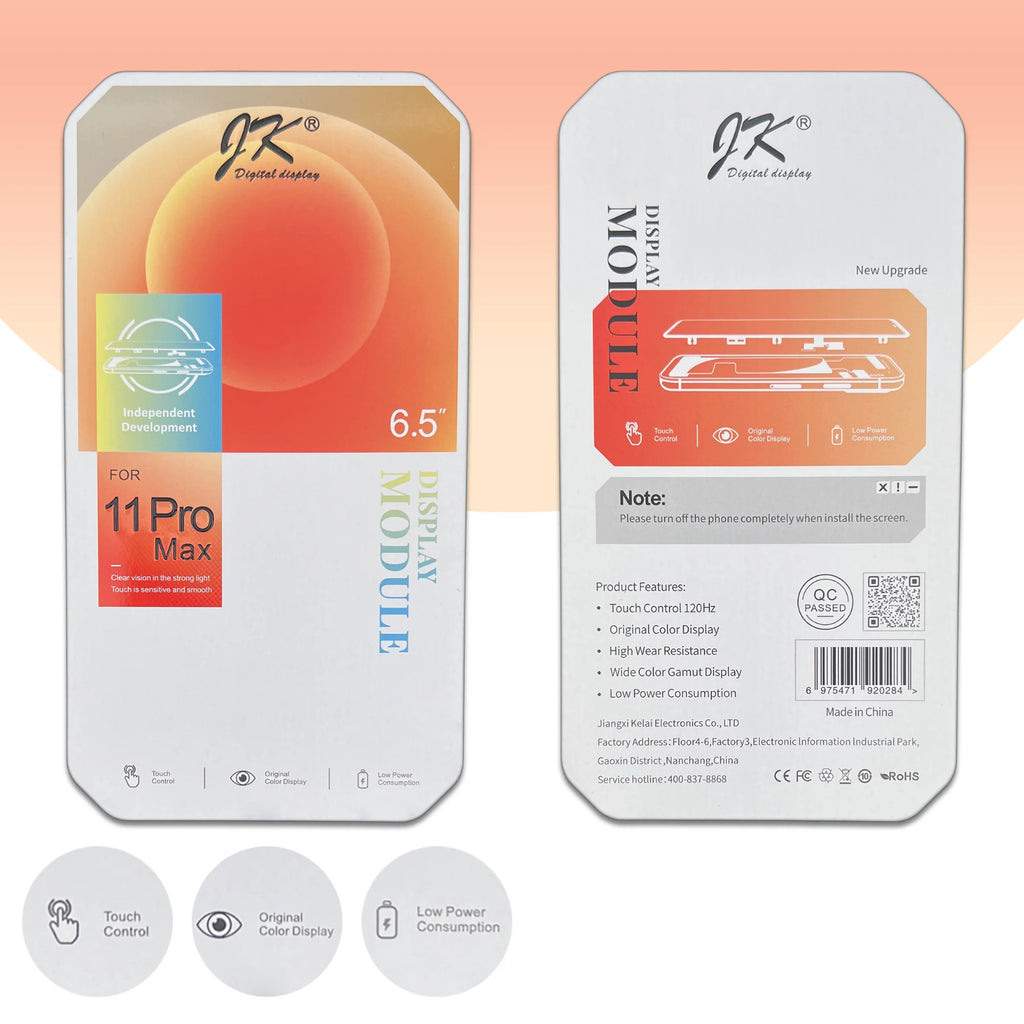 Incell JK LCD Screen Replacement For iPhone X XR XS 11 12 13 14 Plus Pro Max
