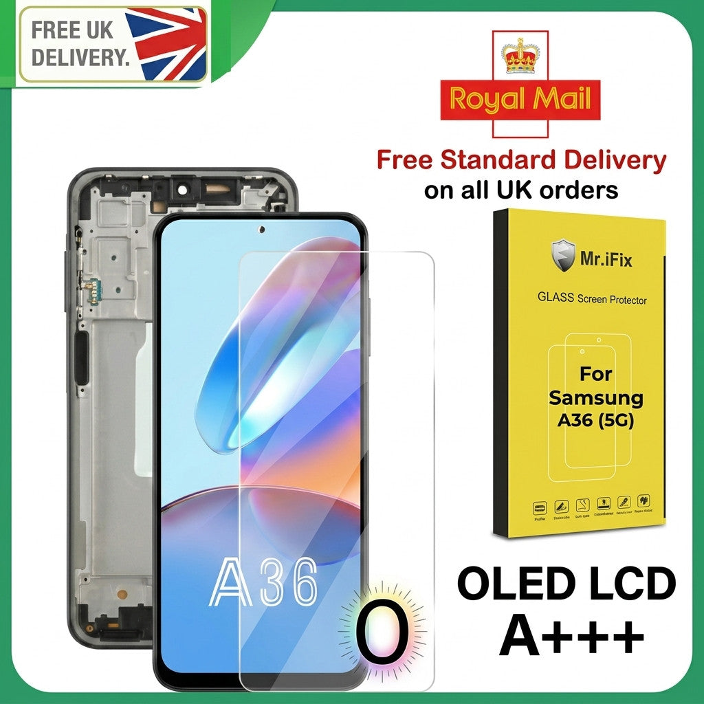 For Samsung Galaxy A36 5G SM-A366B OLED LCD Display Touch Screen Replacement LCD