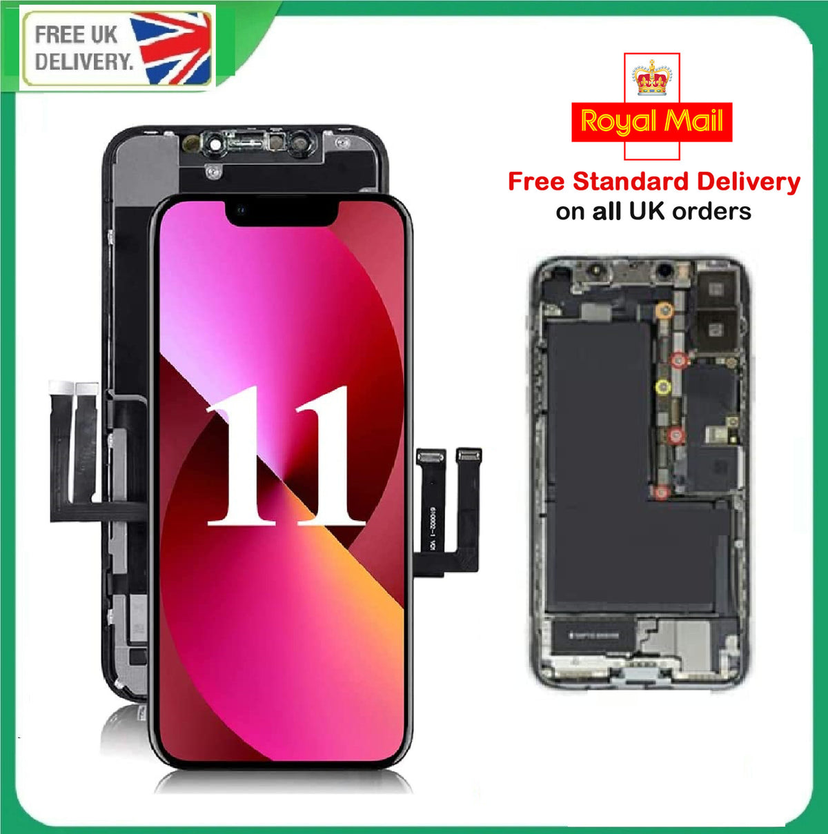 For iPhone 11 screen replacement INCELL LCD display digitiser assembly