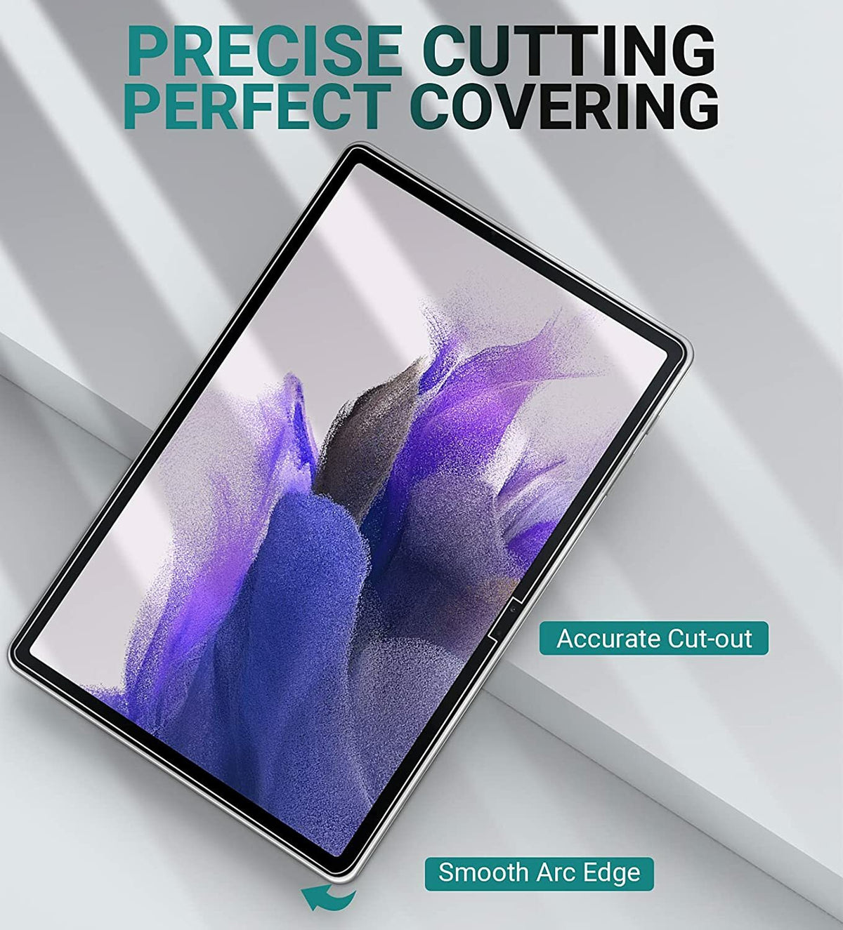 Tempered Glass Screen Protector For Samsung Galaxy Tab S7 FE 12.4 inch