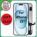 OLED Screen for iPhone 15 Replacement Screen 3D Touch Display SOFT OLED LCD