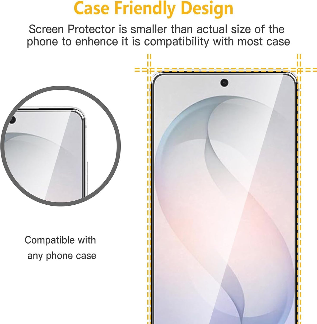 For Samsung Galaxy S26 Tempered Glass Screen Protector Cover Tempered Glass