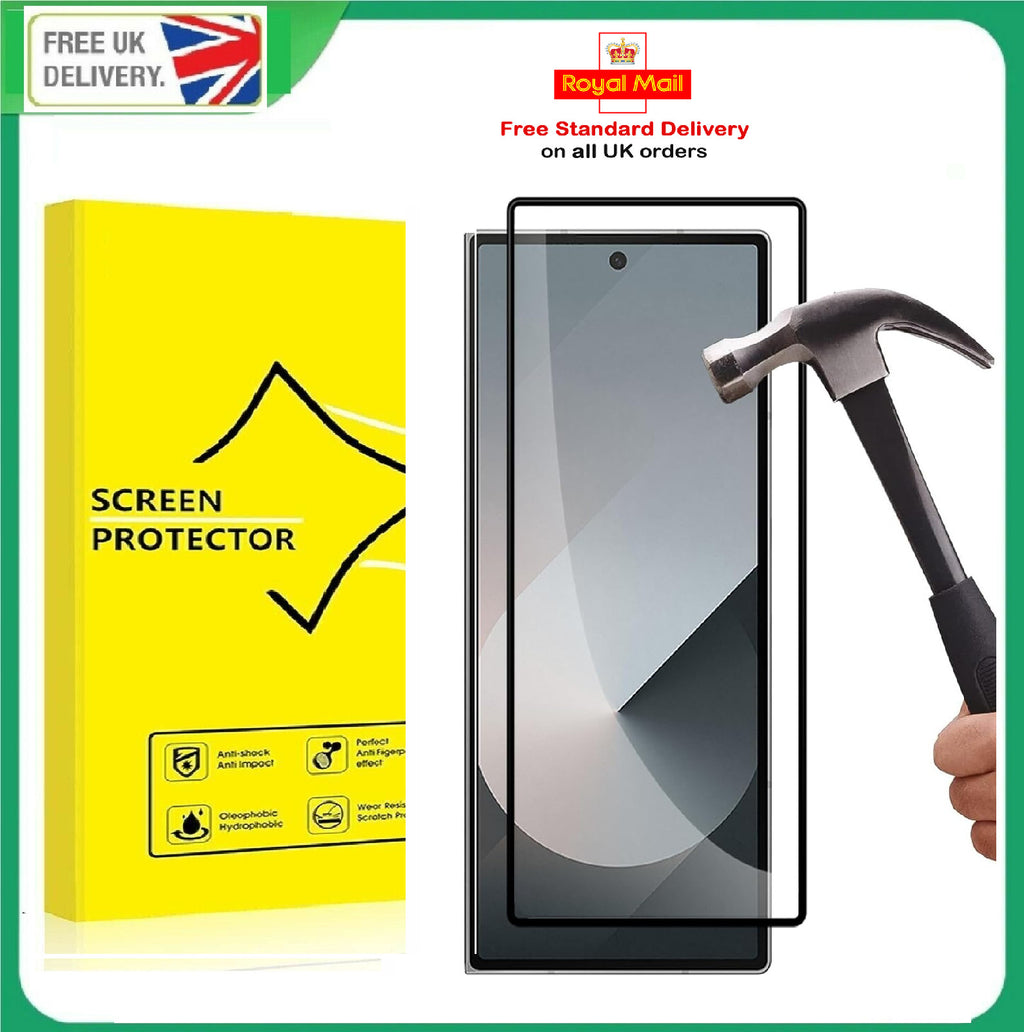 Glass Screen Protector for Samsung Galaxy Z Fold 6 Clear Glass Protection 9H