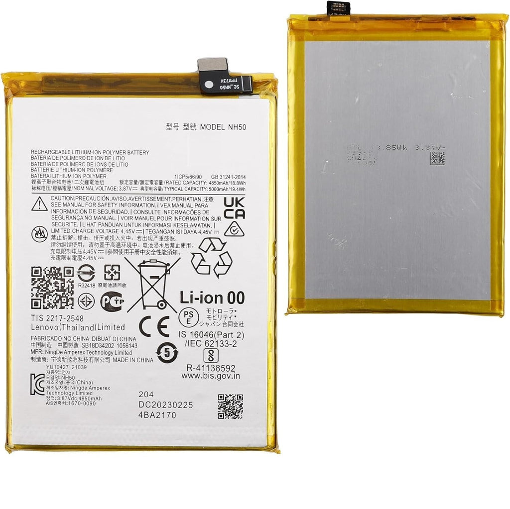 For Motorola MOTO G13 G53 G22 E22S E32S XT2331 5000mAh Replacement Battery NH50