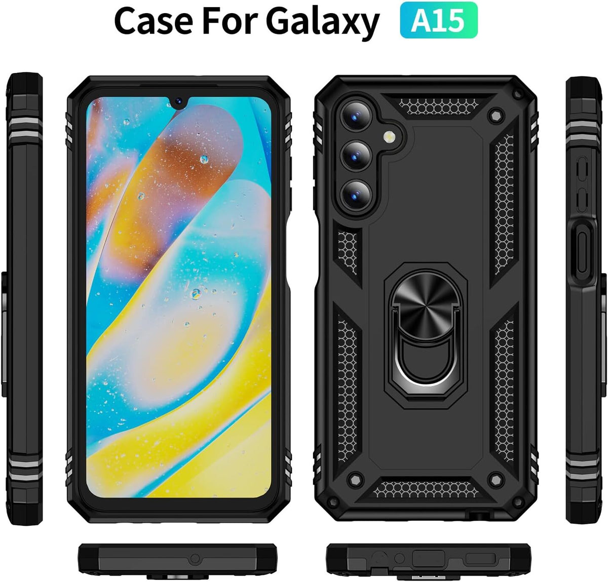 Case For Samsung Galaxy A17 5G / A17 TOUGH Shockproof ARMOUR Stand Phone Cover