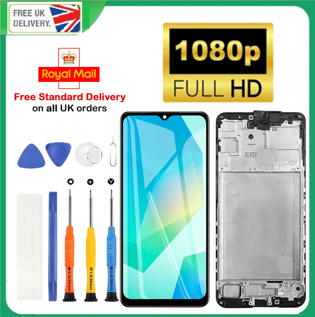 For Samsung Galaxy A16 SM-A166B 5G FULL HD Display Touch Screen Replacement LCD
