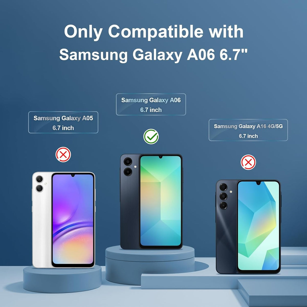 For Samsung Galaxy A06 SM-A065 Replacement LCD Display Screen Touch Digitizer