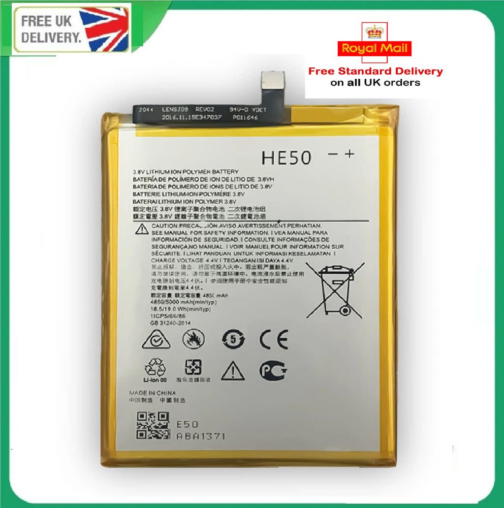 Battery Replacement for MOTOROLA MOTO E4 PLUS E5 PLUS HE50 XT1770 XT1774 XT1775