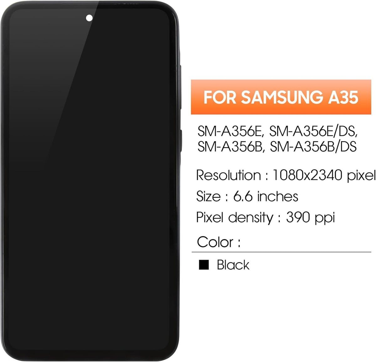 For Samsung Galaxy A35 5G A356 Genuine OLED LCD Screen Display SM-A356B/SM-A356E