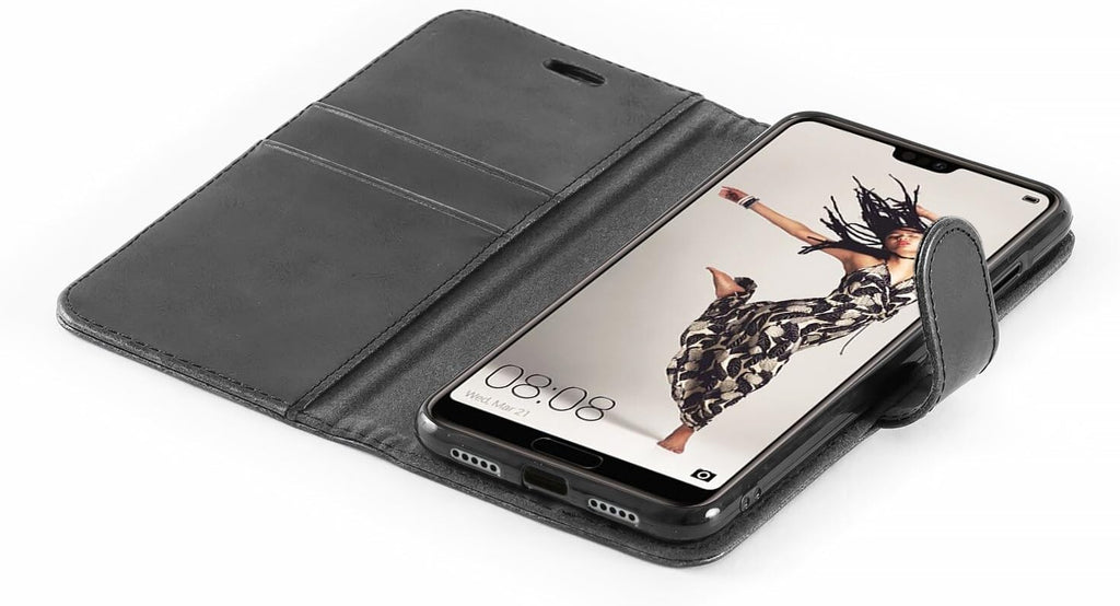 For Huawei P20 Pro Book Case Wallet Leather Flip Shockproof Wallet Book Cover