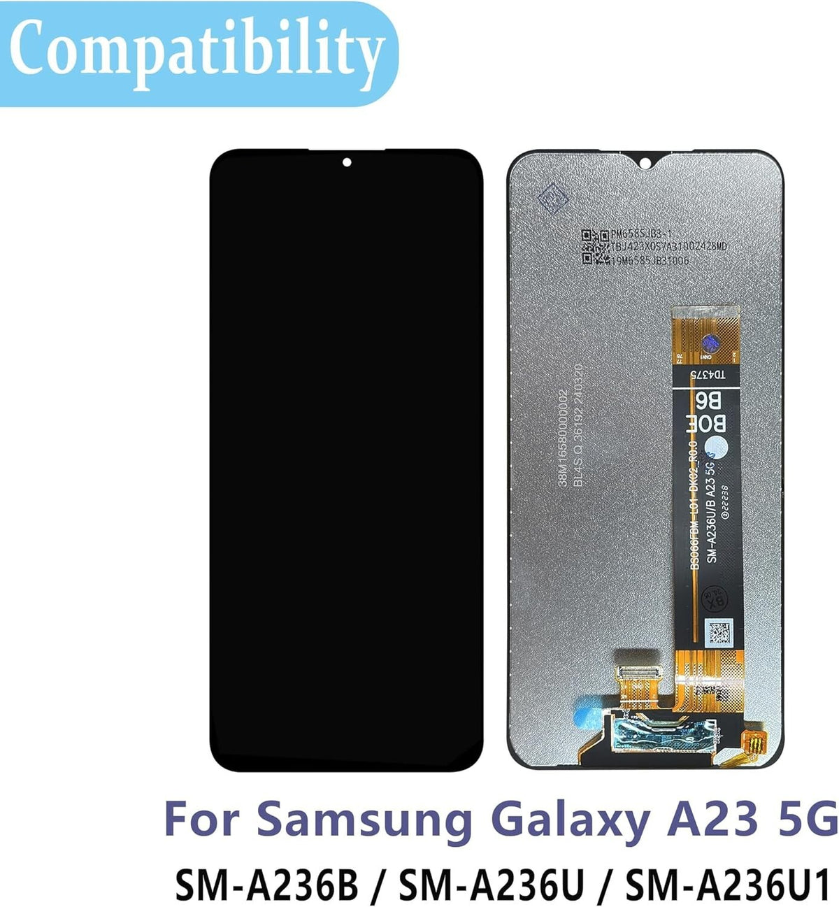 For Samsung Galaxy A23 5G SM-A236B/DSN LCD Display Screen Replacement+Frame OEM