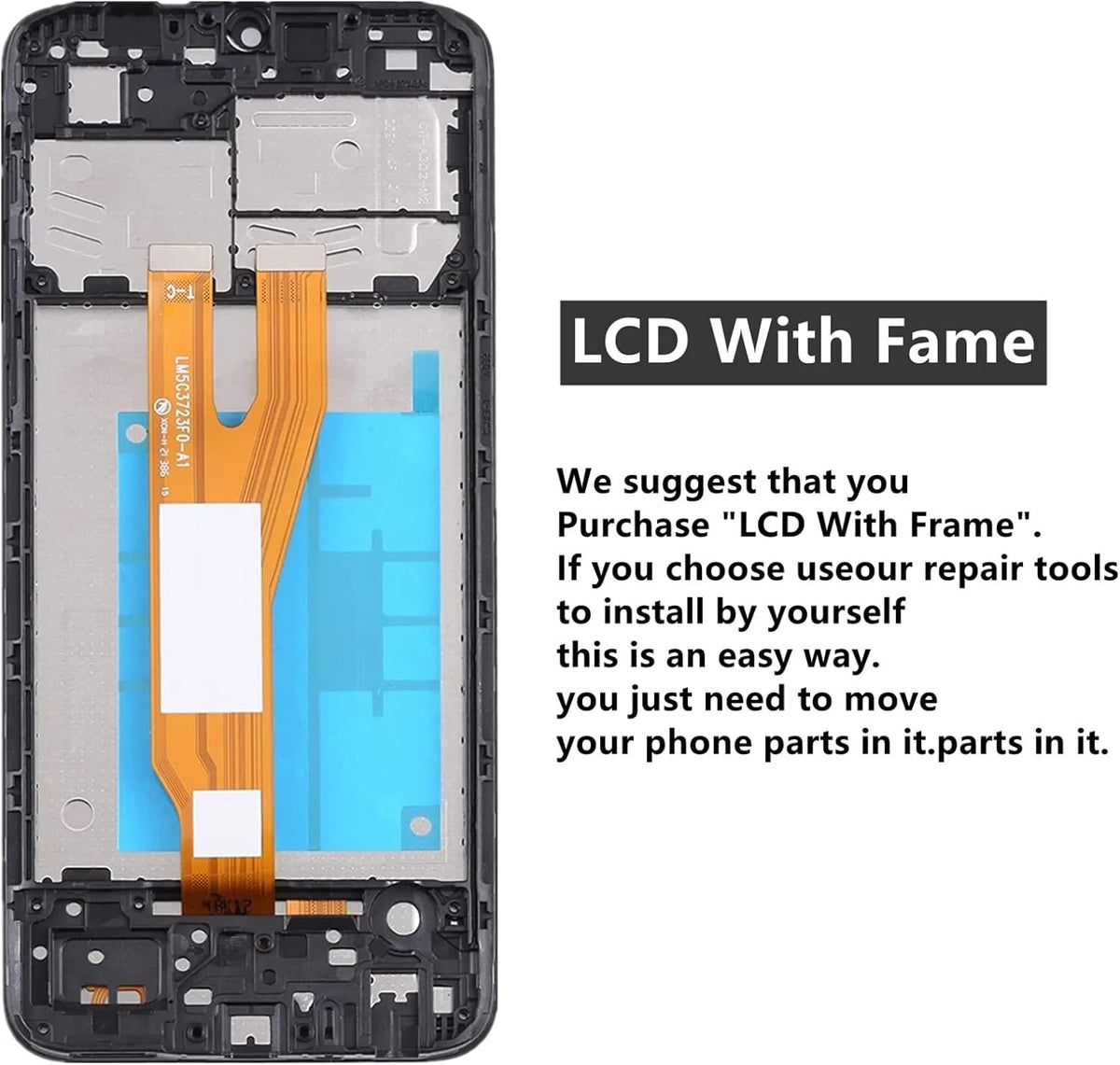 For Samsung Galaxy A03 Core SM-A032F/DS LCD Display Screen Replacement+Frame OEM