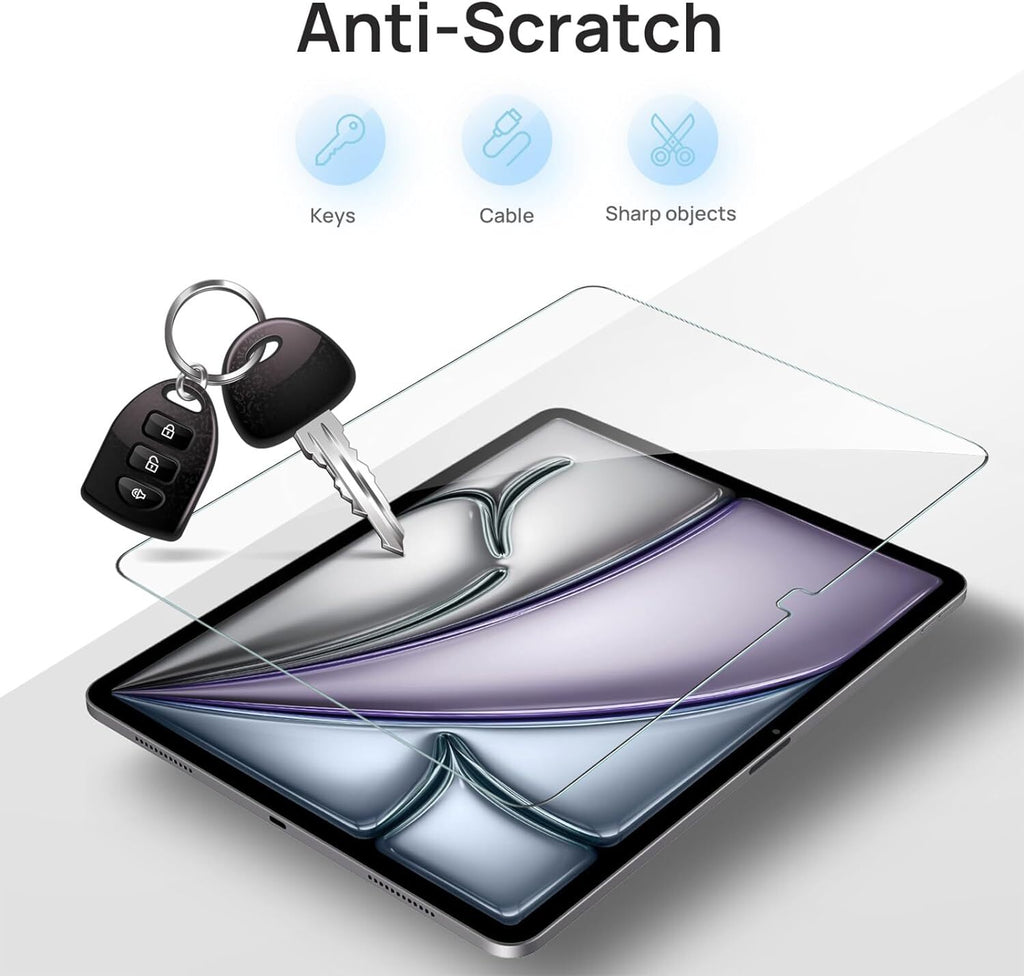 For iPad Air 13-Inch M2 (2024) Tempered Glass Screen Protector for iPad Air 13
