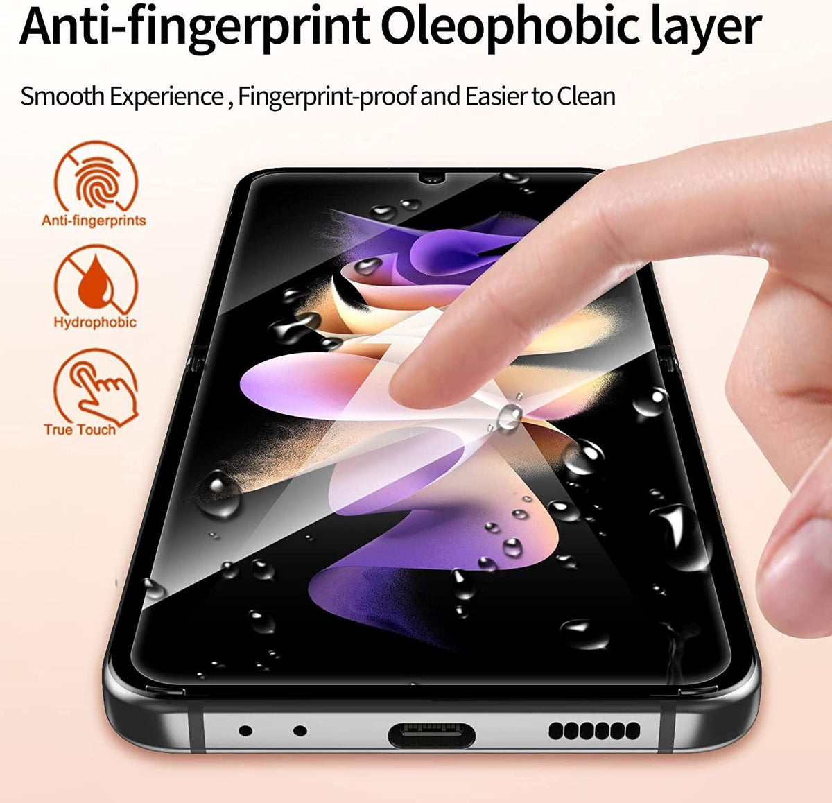 SCREEN Protector For Samsung Galaxy Z Flip 3/4/5 Hydrogel Cover - Clear TPU FILM