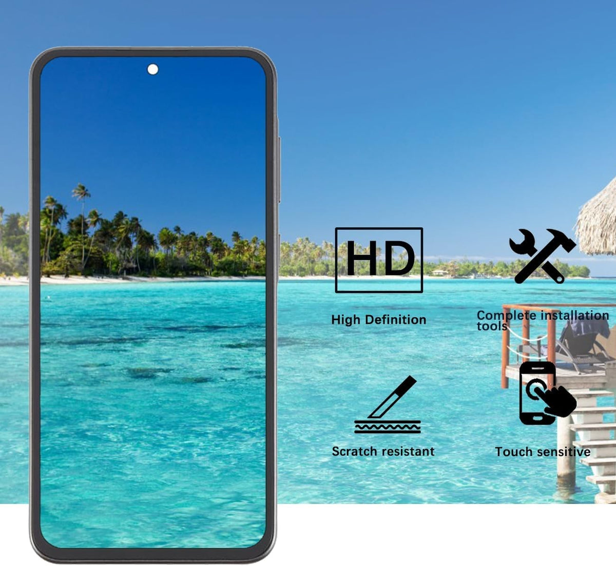 Samsung Galaxy A36 SM-A366B OLED LCD Screen Replacement+Finger Print-UK