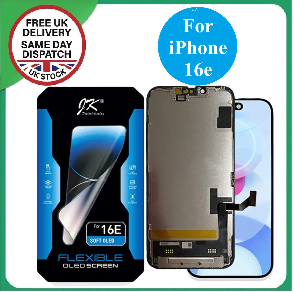 For iPhone 16e  Soft OLED LCD Replacement Screen Touch Display Digitizer OLED