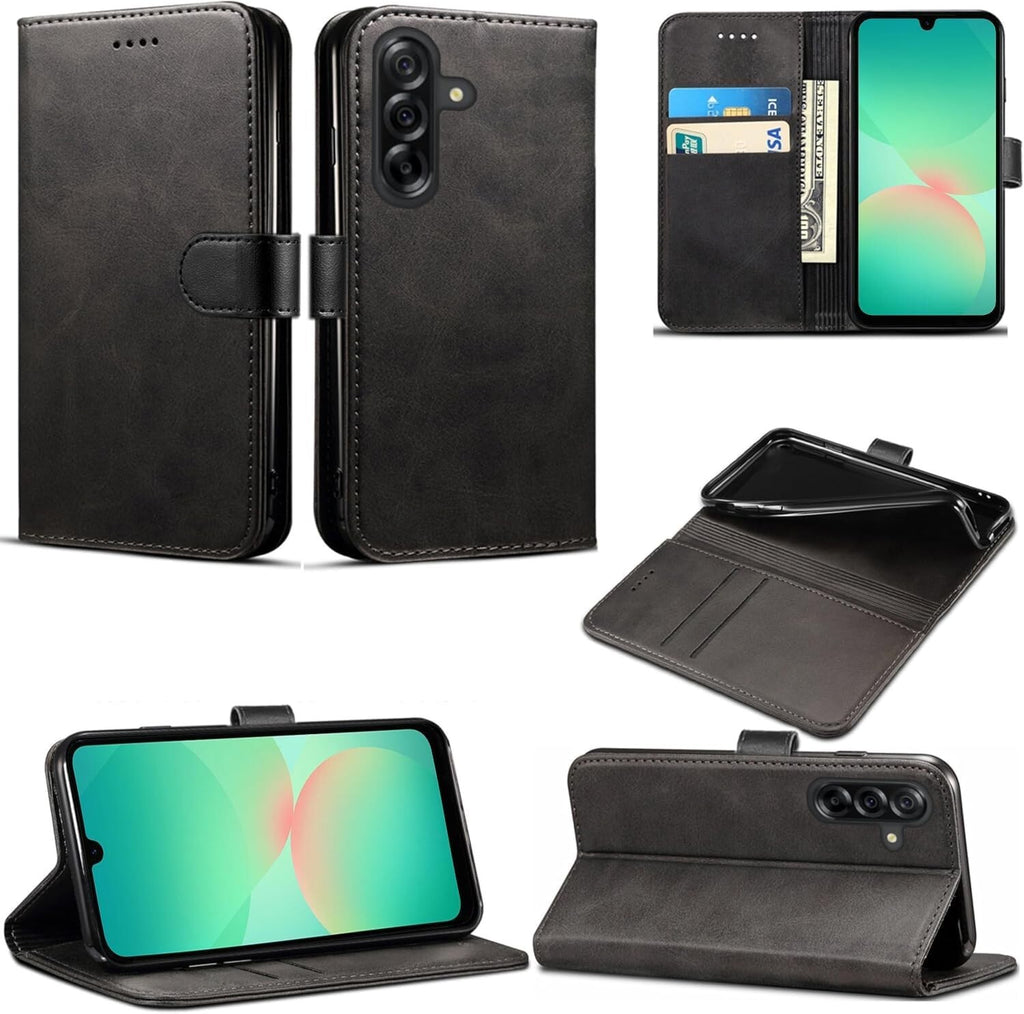 For Samsung Galaxy A26 5G Case Leather Wallet Book Flip Stand Cover for A26 5G