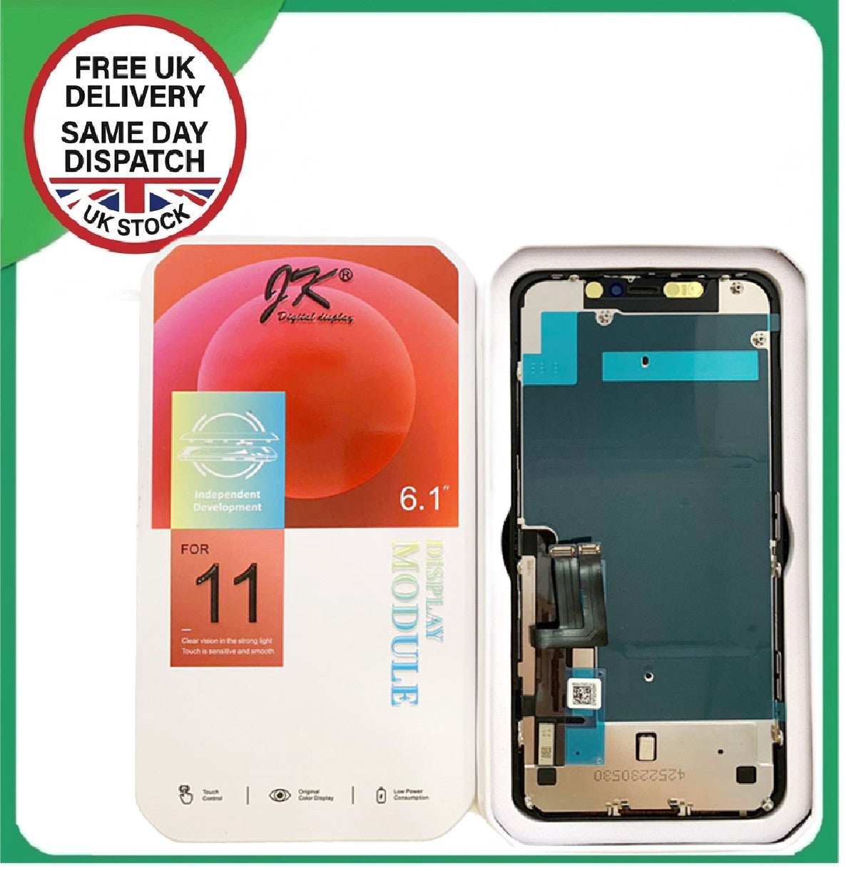 For iPhone 11 LCD Screen Replacement 3D Touch Digitizer Display Premium Quality