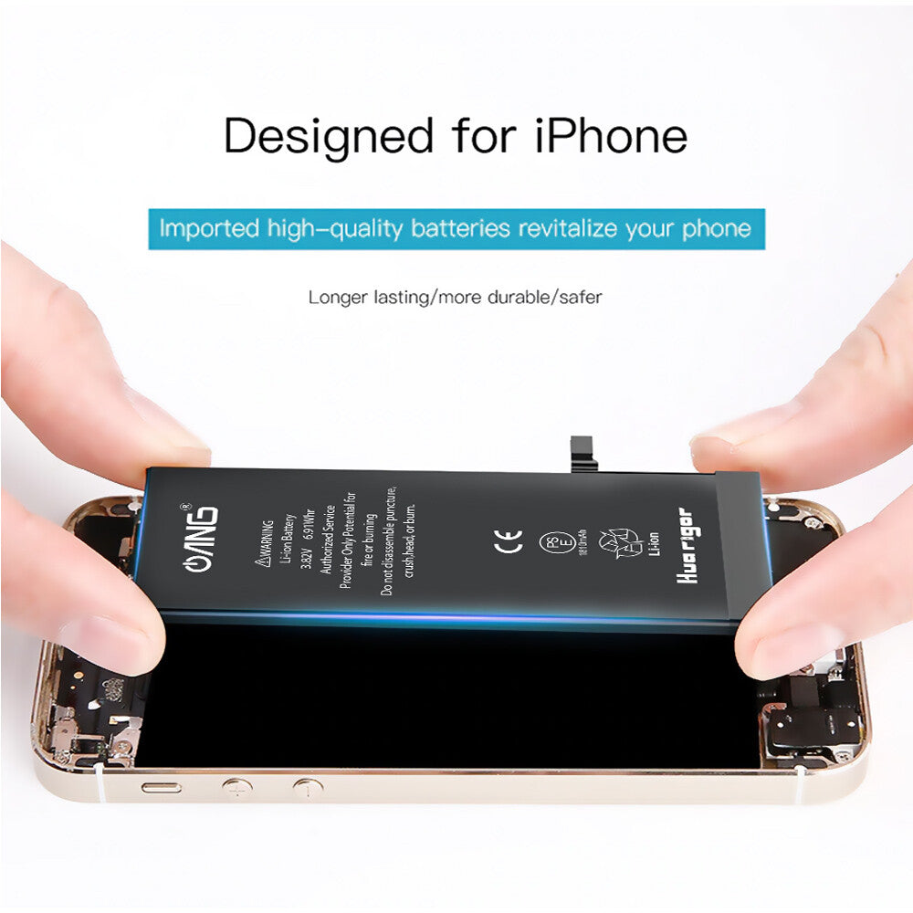 Battery iPhone X, XS, 11, 12, Pro Max's Genuine Capacity Apple 100% REPLACEMENT