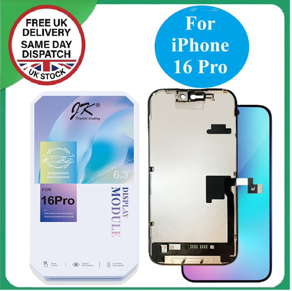 iPhone 16 Pro Replacement FHD Quality LCD Screen Digitizer Premium Quality - JK