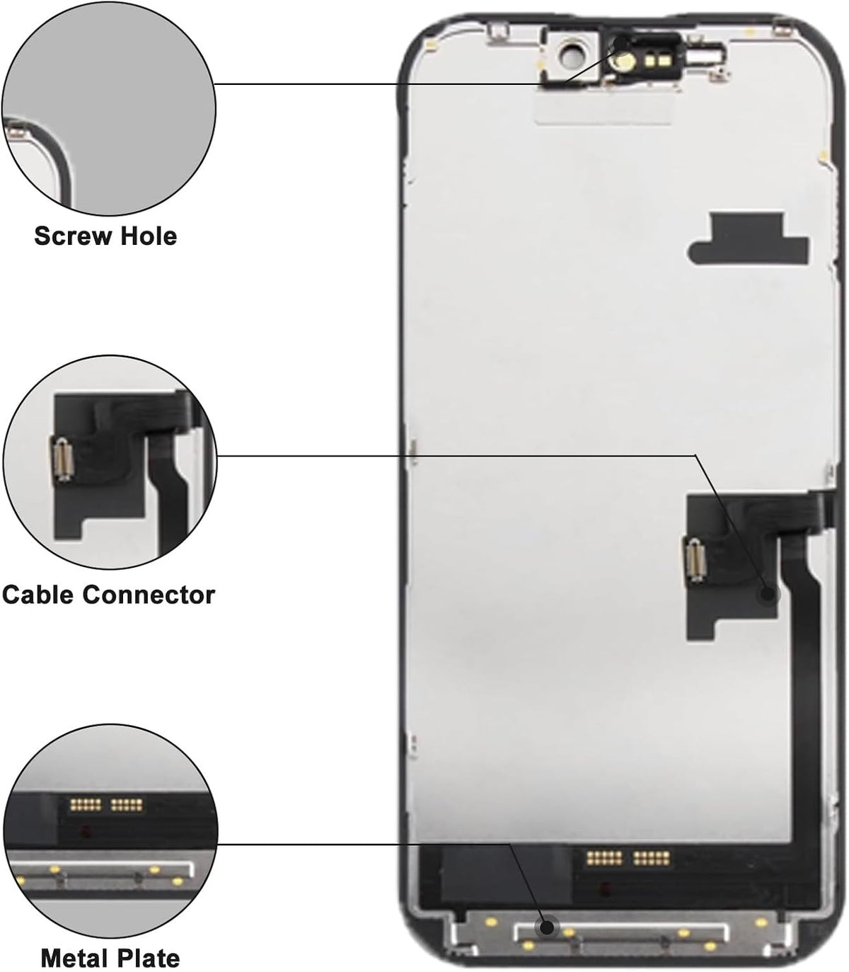 iPhone 16 Pro Replacement FHD Quality LCD Screen Digitizer Premium Quality - JK