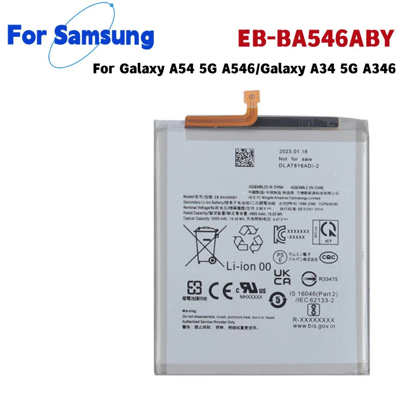 For SAMSUNG EB-BA546ABY BATTERY FOR GALAXY A54 5G SM-A546 / A34 SM-A346B